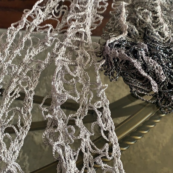 Boho Handmade Crochet Scarf - Picture 5 of 5